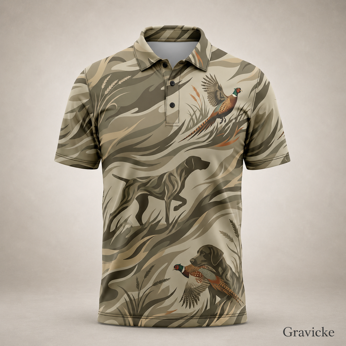 Duck Marsh Quick-Dry Hunting Polo