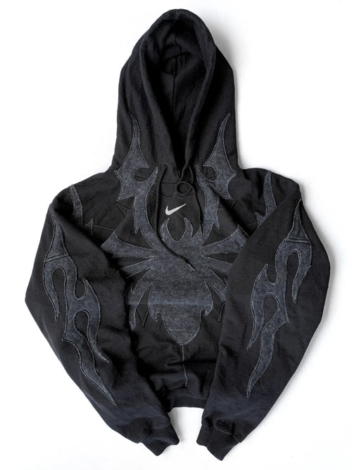 Unisex Black Spider x Nke Hoodie